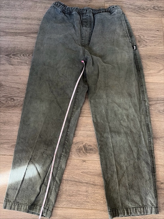 Stussy Other - Stussy Elastic Stuff Grey/Green Drawstring Pants